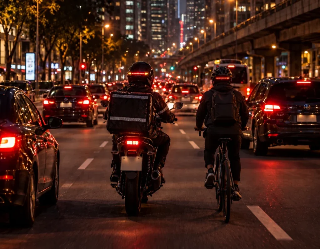 Motoboy é bike com SafeDrive